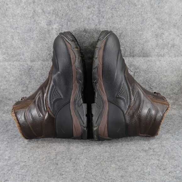 Coleman Shoes Men 9 Boots Winter Snow Insulated Leather Waterproof Anthony Brown - Picture 11 of 15
